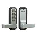 LockeyUSA [2835] Gate Mechanical Keyless Lever Lock with Passage - Single Combination - 6 1/2&quot; x 2 1/2&quot;