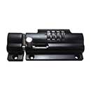 LockeyUSA [MS40BL] Combination Slide Bolt Lock - Black - 3 1/2" L