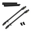 Lynn Cove Foundry [BKIT101] Aluminum Sliding Bahama Shutter Hardware Kit - 48&quot; Sliding Hinge &amp; Adjustable Stays