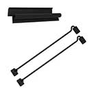 Lynn Cove Foundry [BKIT102] Aluminum Sliding Bahama Shutter Hardware Kit - 48&quot; Sliding Hinge &amp; 22&quot; Hooks