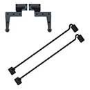 Lynn Cove Foundry [BKIT105] Galvanized Steel Bahama Shutter Hardware Kit - Pintle / Hinge &amp; 22&quot; Hooks