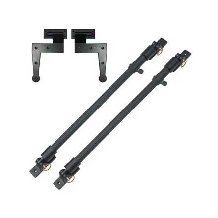 Lynn Cove Foundry [BKIT107] Stainless Steel Bahama Shutter Hardware Kit - Pintle / Hinge &amp; Adjustable Stays