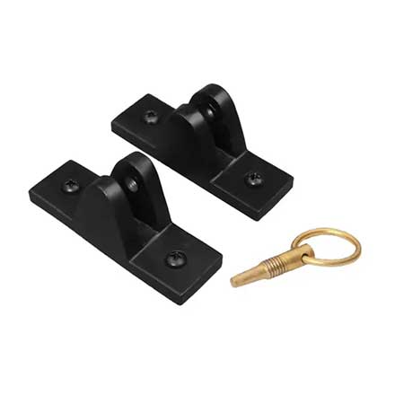 Lynn Cove Foundry [BAHML3] Cast Aluminum Bahama Shutter Stay Wall Mount Brackets - Pair