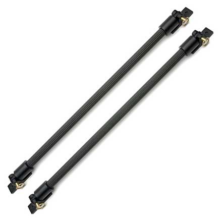 Lynn Cove Foundry [BAHMS2] Cast Aluminum Bahama Shutter Stay - Fixed Length - 36" L - Pair