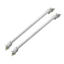 Lynn Cove Foundry [BAHMS2W] Cast Aluminum Bahama Shutter Stay - Fixed Length - 36&quot; L - White - Pair
