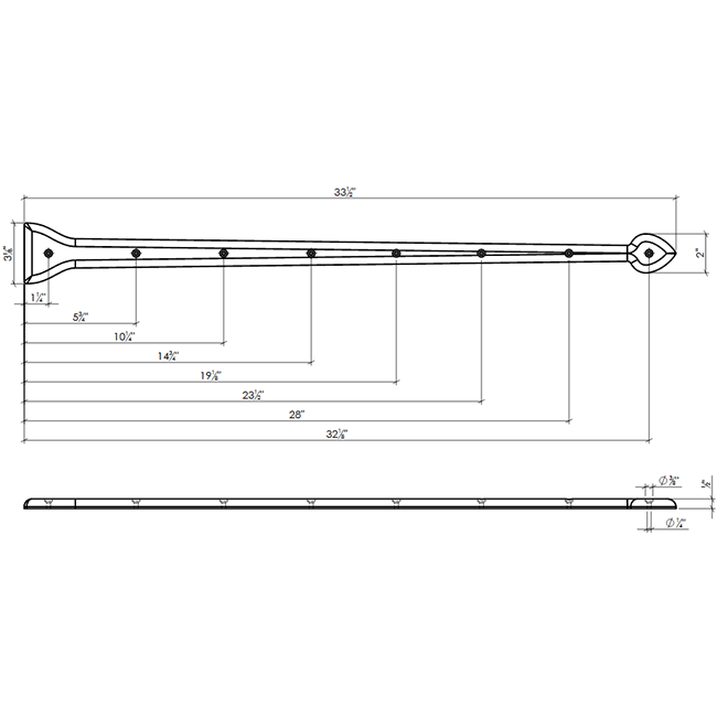 Lynn Cove Foundry AL HF37013 Hinge Front Lynn Cove Foundry AL HF37013 Hinge Front
