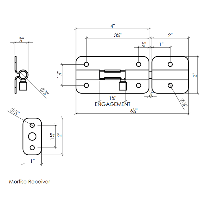 Lynn Cove Foundry [BB04-SS] Stainless Steel Gate Barrel Slide Bolt