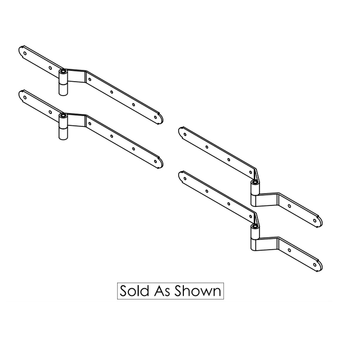 Lynn Cove Foundry [NYK100] Shutter Hinge Set