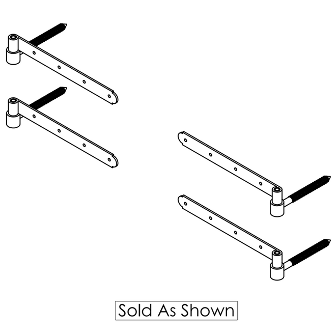 Lynn Cove Foundry [NYK200] Shutter Hinge Set