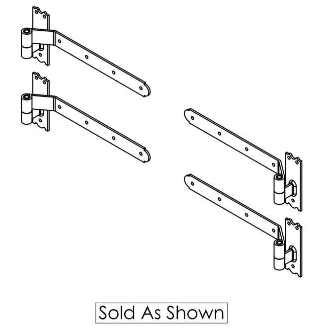 Lynn Cove Foundry [NYK300] Shutter Hinge Set