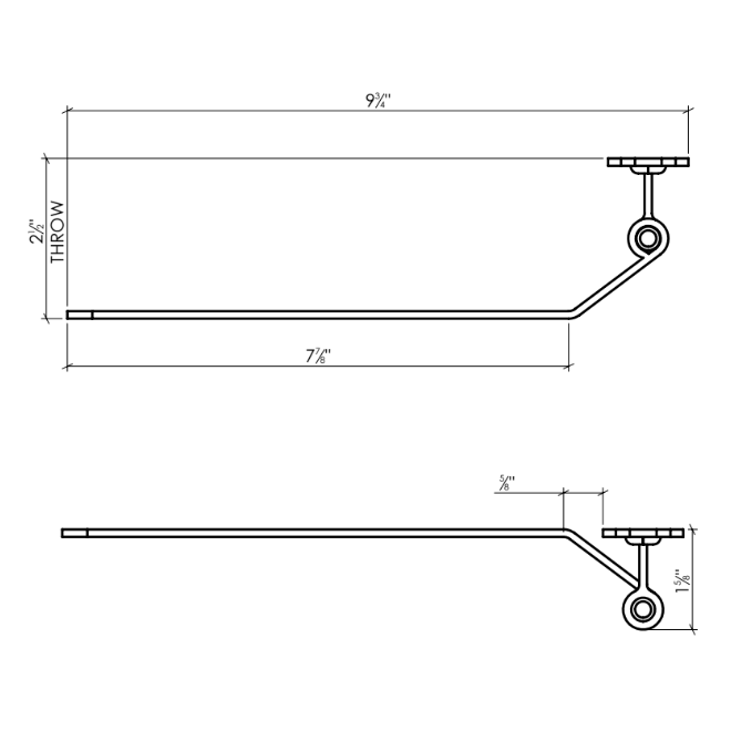 Lynn Cove Foundry [NYK300] Shutter Hinge Set