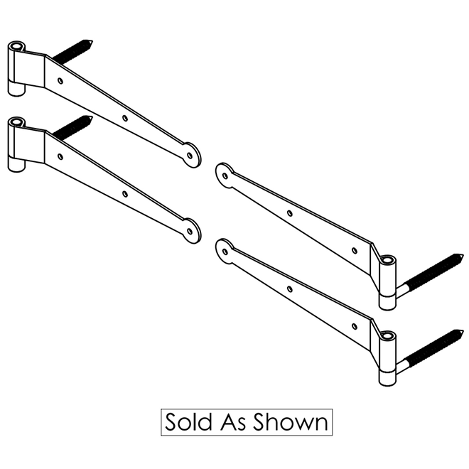 Lynn Cove Foundry [SF150] Shutter Hinge Set