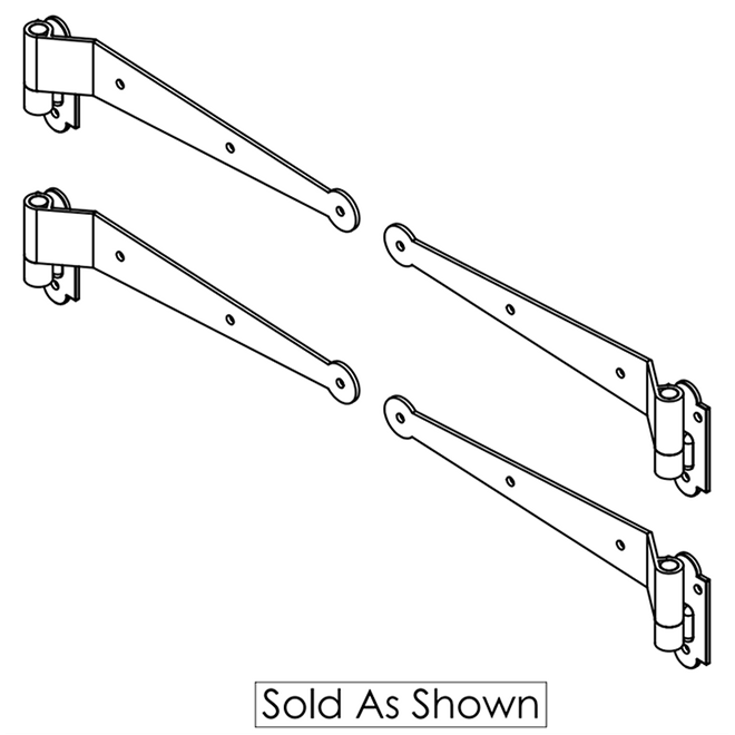 Lynn Cove Foundry [SF250] Shutter Hinge Set