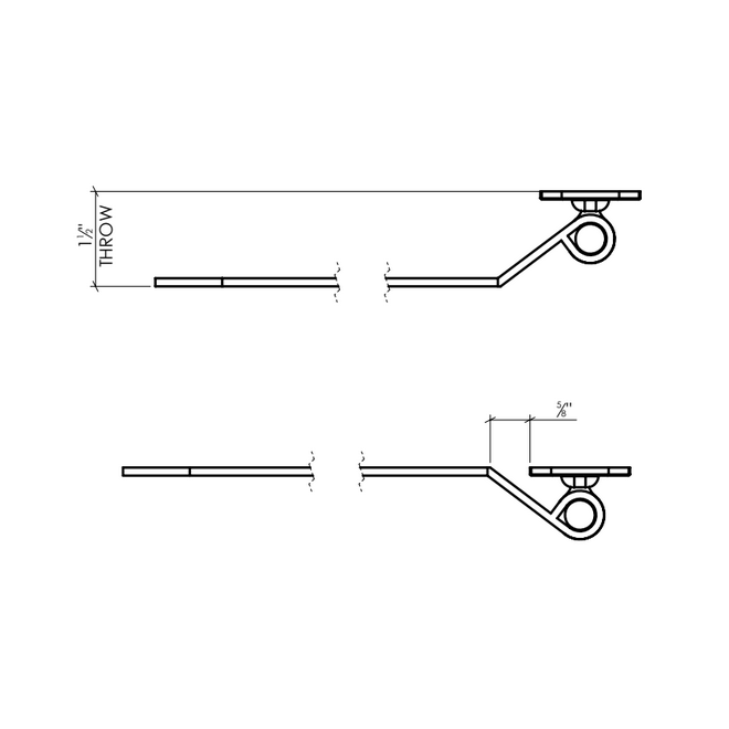 Lynn Cove Foundry [SF250] Shutter Hinge Set