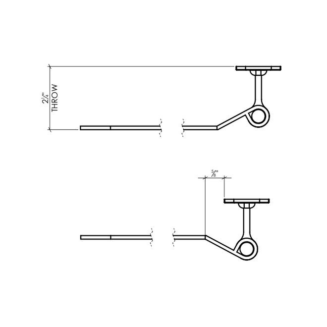 Lynn Cove Foundry [SF350] Shutter Hinge Set