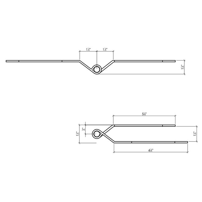 Lynn Cove Foundry [SF400] Shutter Hinge Set