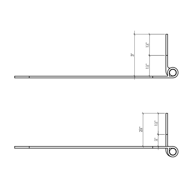 Lynn Cove Foundry [SF550SS] Shutter Hinge Set