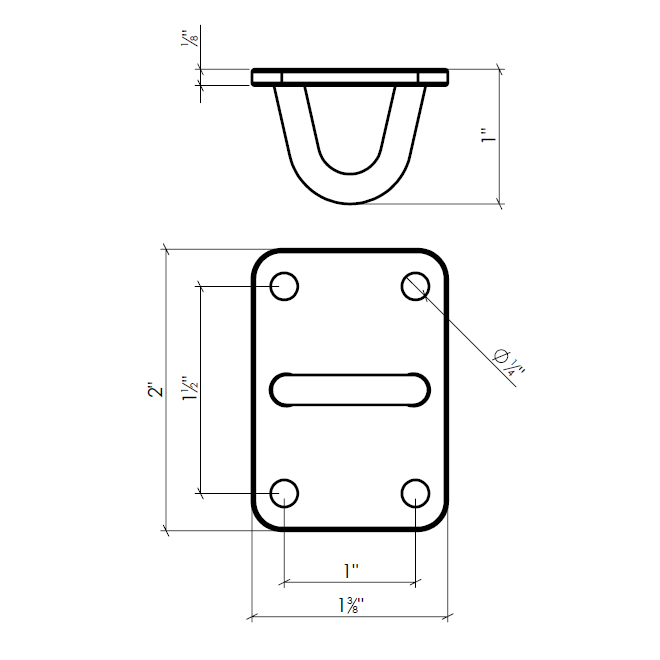 Lynn Cove Foundry [KSR] Stainless Steel Shutter Hook