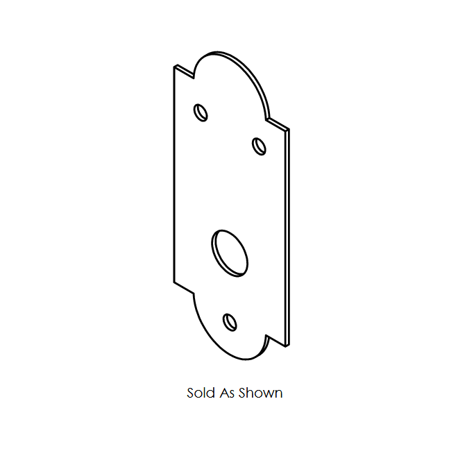 Lynn Cove Foundry [ALLAGESC] Shutter Lag Pintle Escutcheon
