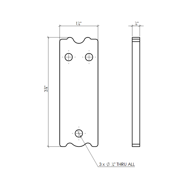 Lynn Cove Foundry [EH NY SHIM] Shutter Pintle Shim