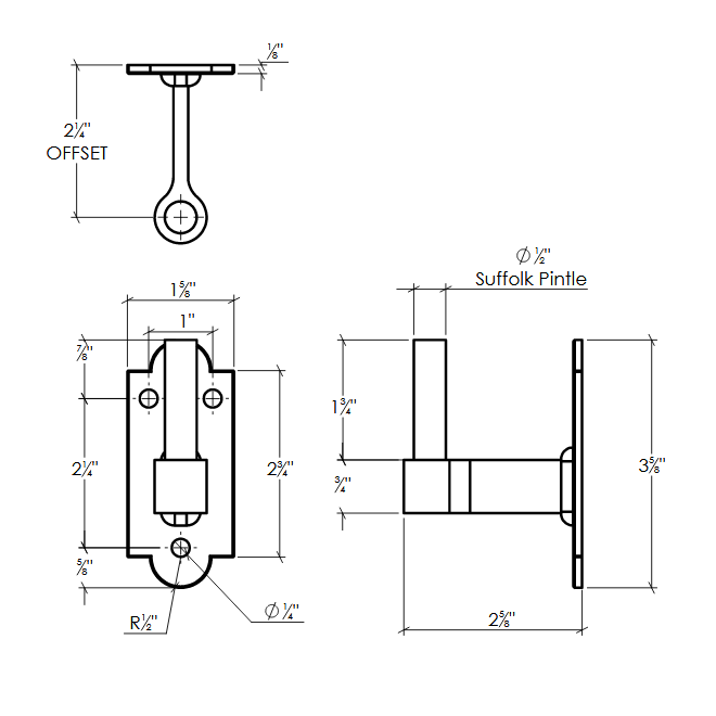 Lynn Cove Foundry [EHP R 2.25] Shutter Pintle