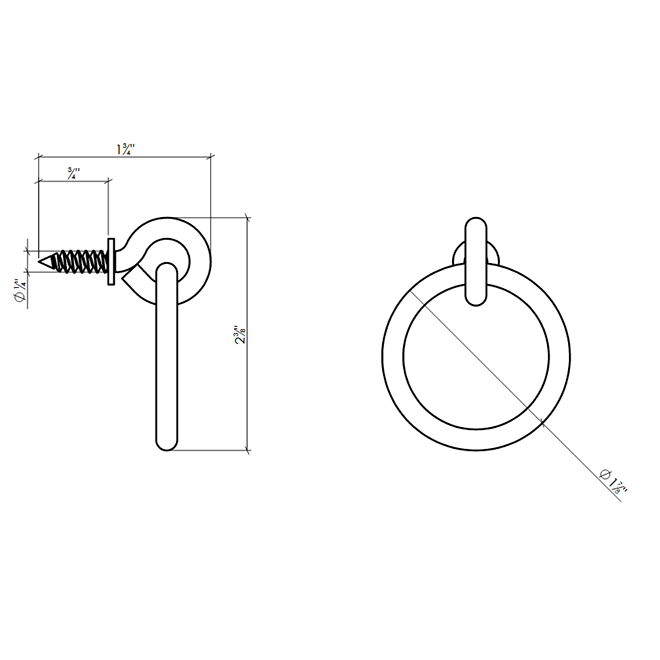 Lynn Cove Foundry [R200SS] Shutter Ring Pull