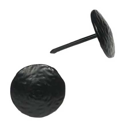 Lynn Cove Foundry [ALCLV01T] Cast Aluminum Door Clavos - Umbrella Round - Textured - Flat Black Finish - 1 1/2&quot; Dia.