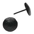 Lynn Cove Foundry [ALCLV01T] Cast Aluminum Door Clavos - Umbrella Round - Textured - Flat Black Finish - 1 1/2" Dia.