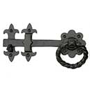 Lynn Cove Foundry [ALGL266HLF] Cast Aluminum Faux Latch - Floral - 10&quot; L