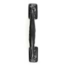 Lynn Cove Foundry [ALSQH1] Cast Aluminum Door Pull Handle - Square - Flat Black - 1 3/4" W x 10 1/2" L