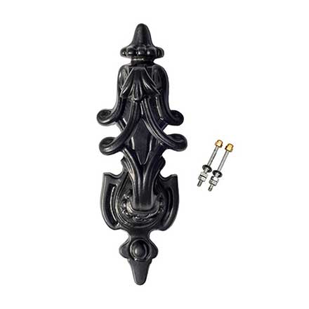 Lynn Cove Foundry [AL37420] Cast Aluminum Door Knocker - Artisan - Flat Black Finish - 9 1/4&quot; L