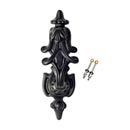 Lynn Cove Foundry [AL37420] Cast Aluminum Door Knocker - Artisan - Flat Black Finish - 9 1/4&quot; L