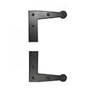 Lynn Cove Foundry [EHLSSFH] Stainless Steel Shutter Faux L Hinge - Suffolk Style - Flat Black - Pair