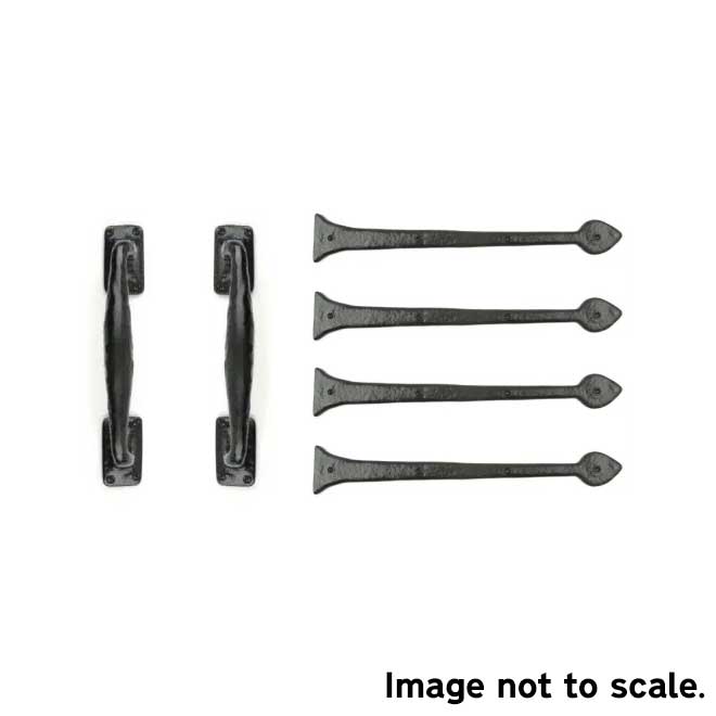 Lynn Cove Foundry Cast Aluminum Garage Door Decorative Hardware Kit - Suffolk Style Lynn Cove Foundry Cast Aluminum Garage Door Decorative Hardware Kit - Suffolk Style