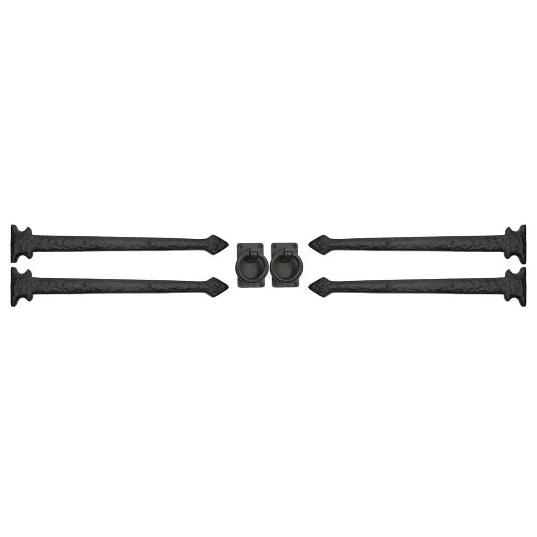 Lynn Cove Foundry Cast Aluminum Garage Door Decorative Hardware Kit - Colonial Style Lynn Cove Foundry Cast Aluminum Garage Door Decorative Hardware Kit - Colonial Style