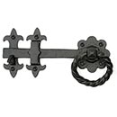 Lynn Cove Foundry [ALGL266HLF] Cast Aluminum Faux Latch - Floral - 10" L