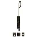 Lynn Cove Foundry [EH CB 01] Stainless Steel Door Cane Bolt - Spring Action - Flat Black - 20" L