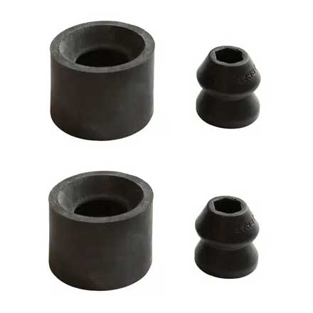 Lynn Cove Foundry [RB774] Rubber Shutter Dog - Hidden Stay - Bullet Catch - Pair
