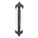 Lynn Cove Foundry [ALFDL1] Cast Aluminum Door Pull Handle - English Tudor - Flat Black - 2&quot; W x 9&quot; L