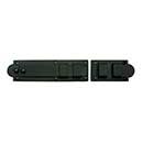 Lynn Cove Foundry [EHBCS] Galvanized Steel Heavy Duty Shutter Slide Bolt - Flat Black - 12&quot; L