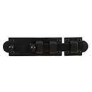 Lynn Cove Foundry [EHNYBCS] Galvanized Steel Heavy Duty Shutter Slide Bolt - New York Style - Flat Black - 8&quot; L