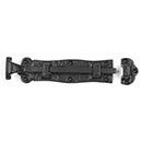 Lynn Cove Foundry [AL37372] Cast Aluminum Shutter Slide Bolt - Scroll Style - Flat Black - 9" L