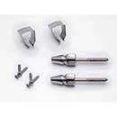 Lynn Cove Foundry [ESS58] Stainless Steel Shutter Dog - Hidden Stay - Bullet Catch - Lag Mount - 3&quot; L - Pair