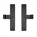 Lynn Cove Foundry [EHNYC000] Galvanized Steel Shutter Center Hinge - New York Style - 0&quot; Offset - Flat Black - Pair