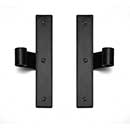 Lynn Cove Foundry [EHNYC225] Galvanized Steel Shutter Center Hinge - New York Style - 2 1/4&quot; Offset - Flat Black - Pair