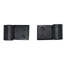 Lynn Cove Foundry [EH NY FH] Galvanized Steel Shutter Faux Hinge - New York Style - Flat Black - Pair