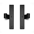 Lynn Cove Foundry [EHNYC000] Galvanized Steel Shutter Center Hinge - New York Style - 0&quot; Offset - Flat Black - Pair