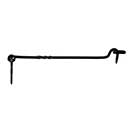 Lynn Cove Foundry [KSBH02] Galvanized Steel Shutter Hook - Twisted Bar w/ Eye Screw - 15&quot; L