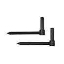 Lynn Cove Foundry [EPSCSS4] Stainless Steel Shutter Adjustable Lag Pintle - Flat Black - 1/2&quot; Dia. - 4&quot; L - Pair