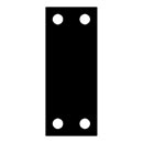 Lynn Cove Foundry [EHTSHIM] Solid Plastic Traditional Pintle Shim - 1/4&quot; D